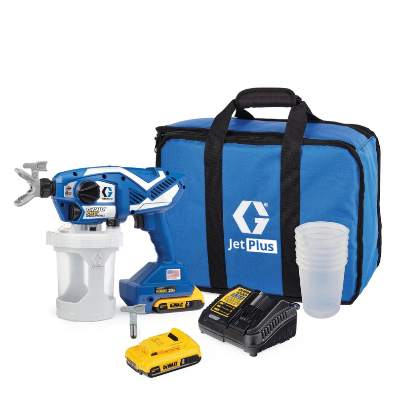 Kit Jet Plus Pulverizador Portátil e Sem fios