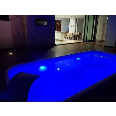 Luminária de Led Para Piscina 9W Azul em ABS Iluctron
