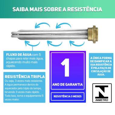 Aquecedor Elétrico para Piscina Até 40 Mil Litros Automático